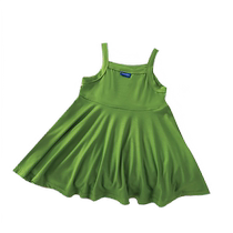 Girls dress summer modal ice silk tank top dress baby girl suspender dress summer breathable long dress fashionable