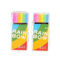 Rainbow eraser for primary school students to wipe clean with less crumbs kindergarten art creative childrens exam painting portable and easy to erase