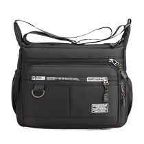 High quality Oxford cloth business bag large capacity mens shoulder bag black business trip travel backpack crossbody bag for men