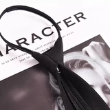 Черный галстук, модная рубашка для отдыха, цветной костюм для школьников, аксессуар, в корейском стиле