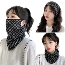 Висячий ушный маска осенняя зимняя женская разносторонняя шея на шее и холодное доказательство Han версия 100 hitch шея шея куртка 100 меняющийся шарф
