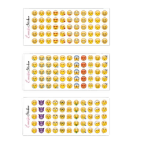 Creative Cartoon Expression Pack Stickers Handbook Diary Decoration Tool Stickers Small Fresh Stationery Handbook Stickers