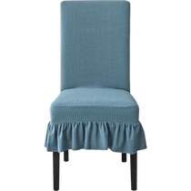 New elastic chair cover General dining chair sleeve thickness table chair cover chair cushion set backs