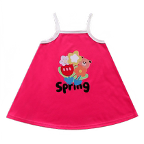 Girls Western Style Dress 2024 New Childrens Dopamine Suspender Dress Internet Celebrity Baby Girl Beach Princess Dress