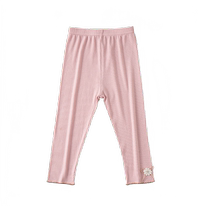 Girls leggings summer thin outer wear 2024 new childrens cropped pants baby stretch modal long pants