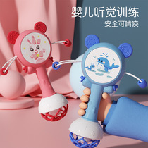 Baby rattle educational rattle toy newborn 0-1 year old early education toy cartoon fun hand rattle boy
