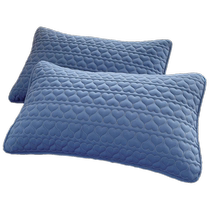 New anti-salt and oil pillowcases one pair of anti-sweat pillowcases quilted pillow core isolation layer protective liner cover