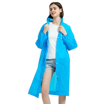 Disposable raincoat for adults outdoor travel mountaineering thickened long full-body rainproof portable childrens transparent poncho