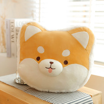 Oreiller de couchage Super doux pour chien poupée Shiba Inu mignonne jouet en peluche poupée de chiffon cadeau danniversaire poupée Corgi féminine