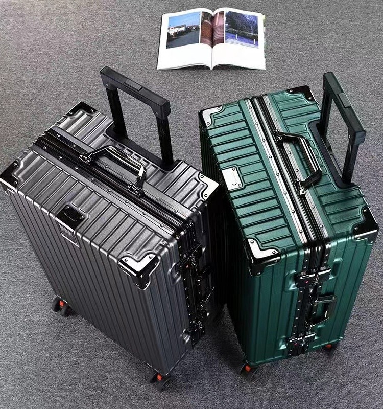 Luggage 2023 New Model Trolley Case with Universal Wheels 28inch Aluminum Frame Unisex Student Carry-On Suitcase Large Capacity Travel Case