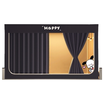 Strong blackout integrated bed curtain mosquito net student dormitory upper bunk bunk bed 2024 new window all-inclusive curtain bedroom