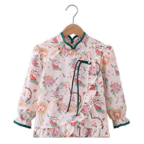 Baby girl smock little princess outer wear fashionable apron autumn and winter childrens eating clothes baby waterproof and anti-dirty rice bib
