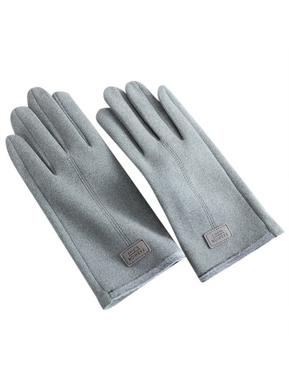 Gloves for men, winter German velvet, driving, keeping warm, riding, fishing, plus velvet, thickening, cycling, touch screen, electric, non-slip, for women
