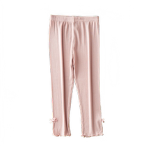Girls summer thin summer cropped pants Modal childrens leggings for baby girls to wear as outerwear fashionable summer nine-point pants