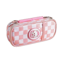 Multifunctional pencil bag stationery bag girls stationery box pencil box high-looking primary school student large capacity transparent pencil bag ins style