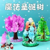 Paper tree blossoms Christmas tree magical watering growth creative magic colorful crystal tree childrens toys Christmas gift