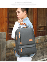 Fashionable Backpack 2024 New Unisex Student School Bag Travel Bag Casual Notebook Three-piece Computer Set