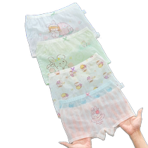Girls underwear Modal boxer childrens boxer briefs girl ice silk style childrens shorts baby girl does not pinch the buttocks