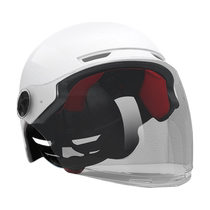 National Standard 3C Certified Electric Vehicle Helmet Womens Battery Motorcycle Safety Hat Childrens Half Helmet Mens Model Universal for All Seasons