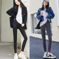 Shark Pants Autumn Tight High Waist Belly Controlling Butt Lifting Barbie Pants Yoga Thin Black Slim Outer Leggings for Women