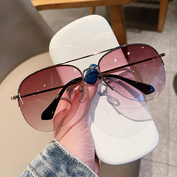 Sunglasses for Women 2025 New Model Aviator Style for Men and Women with Large Faces, Driving, Uv Protection, Half-Frame Sunglasses