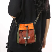 ins trendy brand small shoulder bag mens functional tool bag crossbody bag boys student trendy sports single shoulder small backpack