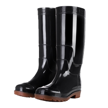 Bottes de pluie chaussures deau pour hommes bottes de pluie tube court protection du travail pour hommes tube haut tube moyen couvre-chaussures antidérapants bas chaussures en caoutchouc imperméables bottes deau pour hommes