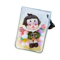 Bubble Mart Blind Box Storage Bag Transparent PVC Baby Shower Bag Pendant Bag Mini Cute Ins Style Display Baby Walking Bag