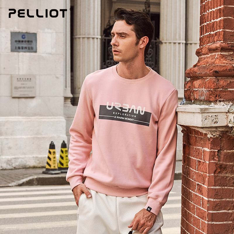 Clear cabin Berhi and spring and autumn sweatshirt men and women casual clothing Loose Sport Coat Lovers Round the bottom of the shirt