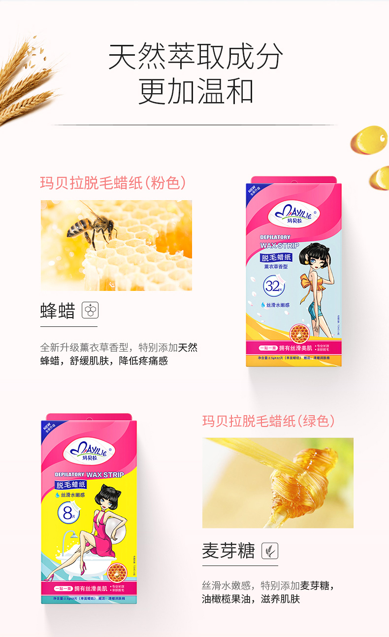 瑪貝拉脫毛蠟紙腋下腿毛臉部蜜蠟脫毛膏女士去毛貼全身非永久專用 露天拍賣 瑪貝拉脫毛蠟紙腋下腿毛臉部蜜蠟脫毛膏女士去毛貼全身非永久專用 露天拍賣