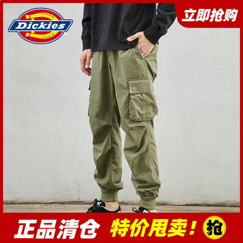 Dickies Autumn Multi-Pocket Drawstring Jogger Pants Men's Oversized Casual Pants Dk007072