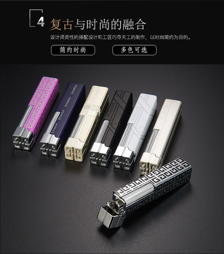 Bánh xe bơm hơi nhẹ retro quý tộc đá lửa cổ điển cát bánh xe loại thuốc lá nhẹ hơn cá tính sáng tạo đàn ông gửi bạn trai hột quẹt bật lửa