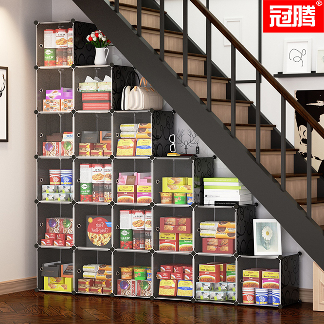 Storage Cabinets under the Stairs, Angled Cabinets, Step Cabinets, Multifunctional Duplex Stairwell Bookcases, Free Combination Grid Cabinets Storage Cabinets under the Stairs, Angled Cabinets, Step Cabinets, Multifunctional Duplex Stairwell Bookcases, Free Combination Grid Cabinets