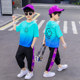 Children's clothing boys summer suit 2024 new style medium and large children's style boys summer short-sleeved sportswear Korean style trend