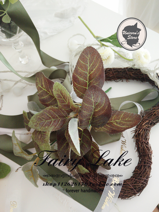 Simulated plant café guitar coffee leaf simulation flower leaves with flowers and grass shop green plant