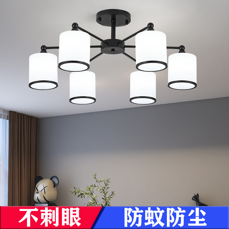 Nordic Chandelier Living Room Lamp 2025 New Model Lighting Modern Simple Dustproof Bedroom Dining Room Ceiling Hall Main Light