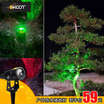 EKOOT lawn laser light outdoor waterproof starry air Christmas garden lighting festival lighting stage lights