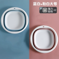 Синий и белый большой+розовый белый большой