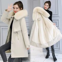 Parker down cotton-padded women 2021 new winter students loose Korean version of thick cotton-padded jacket coat