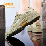 Jeep, нескользящие дышащие износостойкие кроссовки подходит для пеших прогулок подходит для мужчин и женщин с амортизацией, альпинистская легкая повседневная обувь