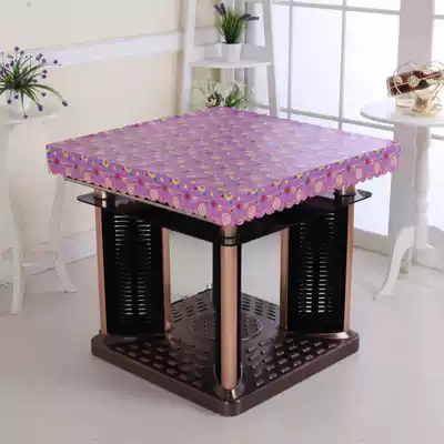 PVC leather table cover baking fire rack leather cover electric heating stove electric stove fire cover skin table mahjong table mahjong table leather cover