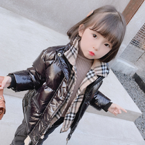 Children's down cotton suit 2022 new foreign gas child winter baby cotton jacket thickened free girl winter jacket