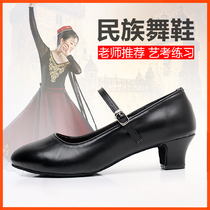 Chaussures de danse tibétaines de danse ethnique chaussures de danse ouïghoures du Xinjiang pour examen dart pratique de performance chaussures de danse chinoises modernes