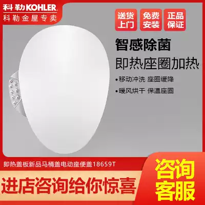 Kohler smart toilet lid toilet instant hot cover new toilet seat electric toilet cover 18659T
