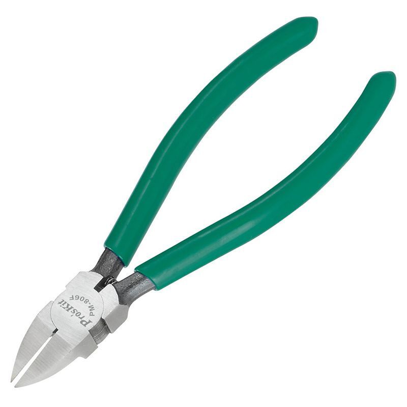 Taiwan Baojiao PM-806F 6 inch imported thin knife nozzle pliers Mini diagonal nozzle pliers cut copper wire 2mm