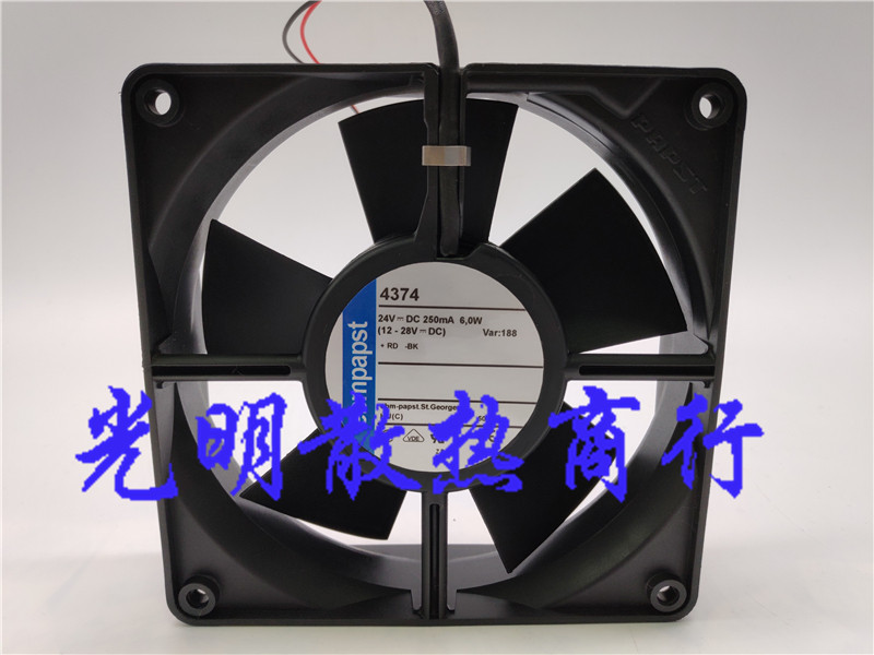 ebmpapst 4374 24V 250mA 6 0W 12032 12032 frequency converter high-end equipment cooling fan
