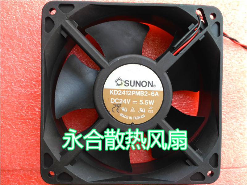 SUNON KD2412PMB2-6A 24V 5 5W 5W 12025 12cm 12cm converter host shell power fan