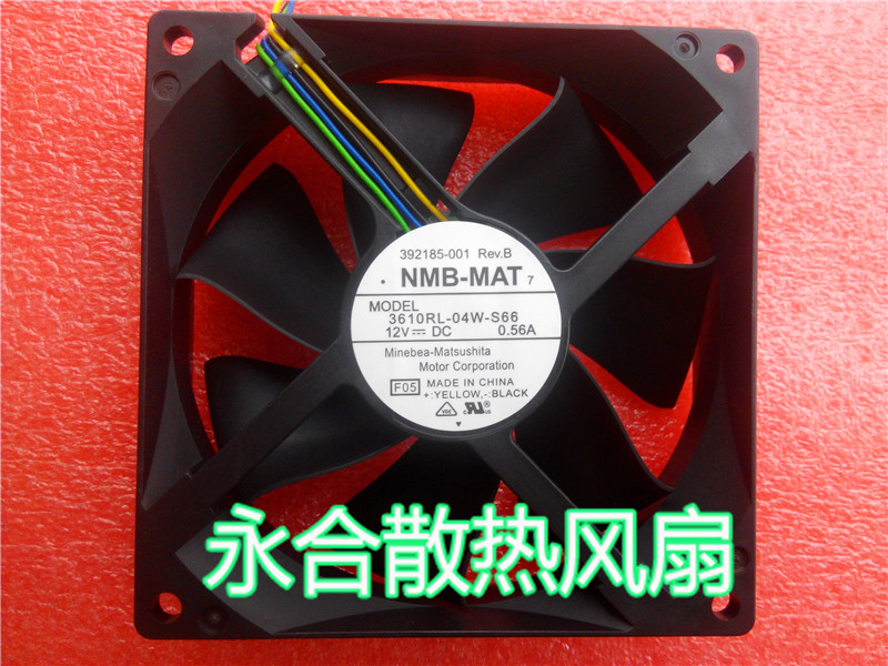 NMB-MAT 3610RL-04W-S66 12V 0 56A 9025 9cm 4 line Host Case Temperature Control Fan