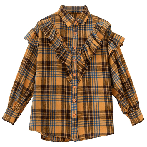 Tide, небольшая дизайнерская ретро рубашка, лонгслив, в западном стиле