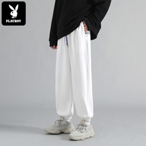 Playboy casual pants mens spring and autumn trend Joker guards